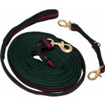 Umbria Equitazione Lonž s lonžovací spojkou hunter green burgundy – Zboží Dáma