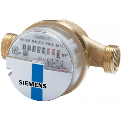 SIEMENS WFK30.D110 vodoměr 2,5 m3/h G 3/4" 110 mm – Sleviste.cz