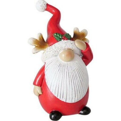 Boltze Home Figurka baculatý skřítek LUMPI, výš, 10,5 cm, červená červená – Hledejceny.cz