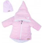 New Baby zimní kabátek Nice Bear růžový – Zboží Mobilmania