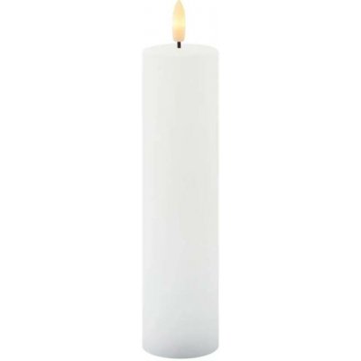 SIRIUS LED svíčka na baterie vosková Sille, Ø 5 × 25 cm, bílá, 2× AA – Hledejceny.cz