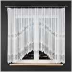 Dekorační oblouková krátká záclona na žabky VIOLETTA 160 bílá 300x160 cm MyBestHome – Zboží Mobilmania