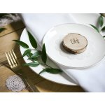 Svatba-eshop Svatební jmenovka dřevěné březové kolečko – Zboží Mobilmania
