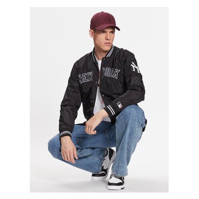 47 Brand bomber New York Yankees Wordmark 47 Drift Track Jacket černá – Zboží Mobilmania