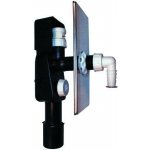 HL zápachová uzávěrka DN40/50 pro pračky s připojením na přivzdušňovací ventil, 110x225mm - HL404 – Sleviste.cz
