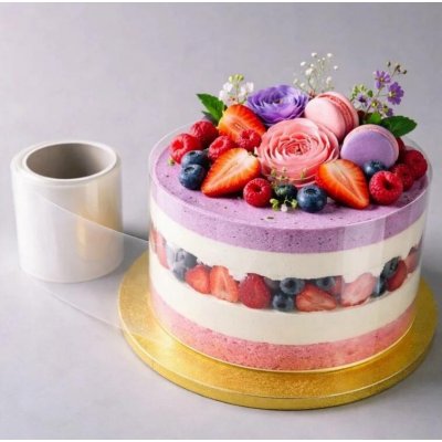 Cake Star Acetátová folie na okraje dortů a dezertů (25 cm x 5 m) – Zbozi.Blesk.cz