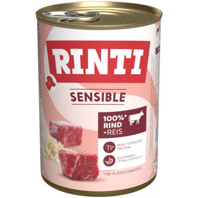 Rinti Sensible Hovězí & rýže 6 x 400 g – Hledejceny.cz