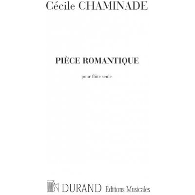Editions Durand Noty pro flétny Pièce Romantique
