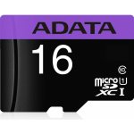 ADATA microSDHC 16 GB Class 10 AUSDH16GUICL10-RA1 – Zbozi.Blesk.cz