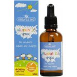 Natures AID Vitamín D3 kapky pro děti 400 IU 50 ml – Hledejceny.cz