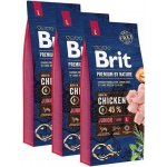 Brit Premium by Nature Junior L 3 x 15 kg