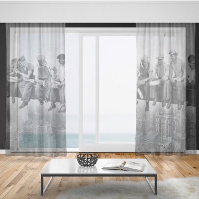 IMPAR Záclony Dělníci na traverze (Rozměr záclony: 150x250) – Hledejceny.cz