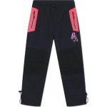 ZATEPLENÉ KALHOTY S FLEECEM DÍVČÍ Černorůžové – Zboží Dáma