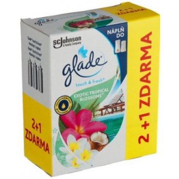 Glade by Brise One Touch Exotic Tropical Blossoms náhradní náplň 10 ml - 3ks