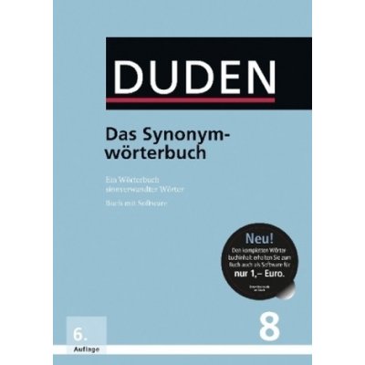 Duden Band 8 - Das Synonymwörterbuch 6. Auflage – Hledejceny.cz