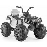 Mamido dětská elektrická čtyřkolka s ovladačem EVA kola bílá – Sleviste.cz