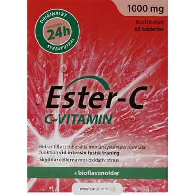 Ester-C Vitamin C 1000 mg tablety pro podporu imunity snížení míry únavy a vyčerpání 60 tablet – Hledejceny.cz