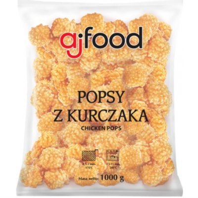 AJF Popsy z kuřecího masa v rýžové strouhance 1 kg – Zboží Dáma