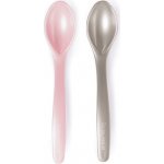 Canpol babies Sada 2 ks plastových lžiček růžová – Zboží Dáma