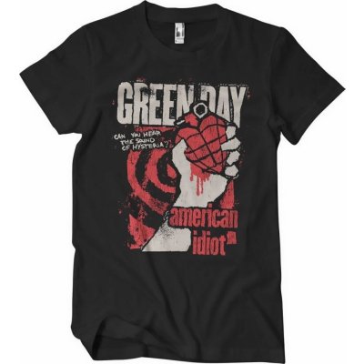 Green Day tričko American Idiot Spiral Arm black – Sleviste.cz