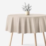 Goldea teflonový ubrus kulatý Ø 140 cm – Zboží Mobilmania