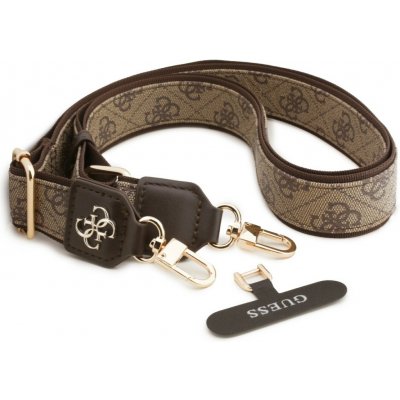 Popruh Guess Crossbody PU 4G Metal Logo Brown 140408 – Zboží Mobilmania