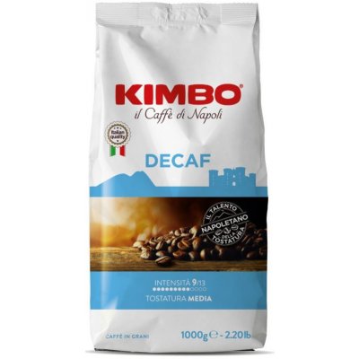 Kimbo Espresso Decaffeinato 1 kg – Zboží Mobilmania