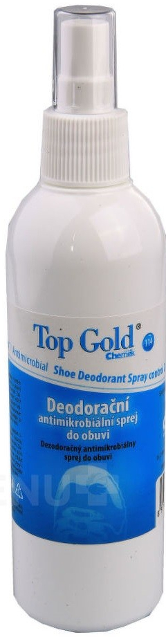 Topgold Deodorační antimikrobakteriální sprej do obuvi 150 ml od 149 Kč -  Heureka.cz