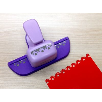 Ozdobná děrovačka okrajová srdíčka – Zboží Dáma