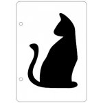 Kesmíra Kreativ Plastová šablona Kočka A4 – Zboží Dáma