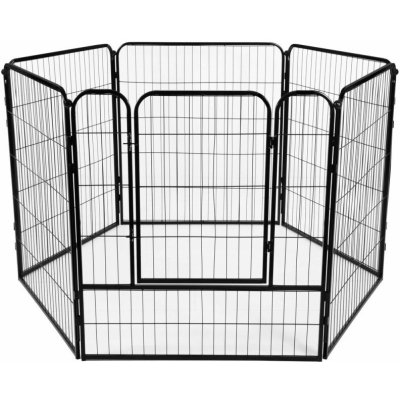 Springos Skladací ohrádka pro psa výběh pro štěnata 158 x 100 cm PA1022 – Zboží Dáma