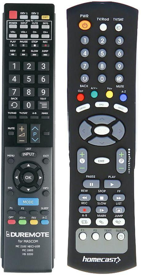 Dálkový ovladač General MASCOM MC2600, MC2600HD-IRCI