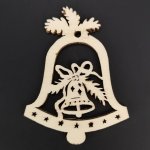 AMADEA Dřevěná ozdoba zvonek se zvonkem 6 cm – Hledejceny.cz