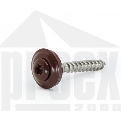 Šroub klempířský nerez 4,5x35mm, tmavě hnědý RAL8017, T20 – Hledejceny.cz