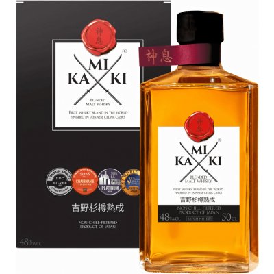 Kamiki Blended Malt Whisky 48% 0,5 l (karton) – Zboží Dáma