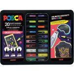 Posca sada popisovačů PC-1M/PC-3M/PC-5M Graffitti mix barev 20 ks – Zboží Živě