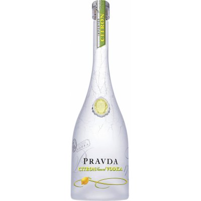 Pravda Vodka Citron 37,5% 0,7 l (holá láhev )