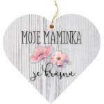 Bohemia Gifts Dřevěné vonítko do prádla srdce moje maminka 1 ks – Hledejceny.cz