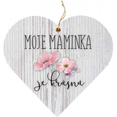 Bohemia Gifts Dřevěné vonítko do prádla srdce moje maminka 1 ks – Hledejceny.cz
