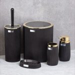 ShopJK OKY4782 5 ks černá zlatá – Zboží Dáma