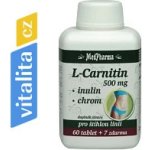 MedPharma L-Carnitin 500 mg+Inulin+Chrom 67 tablet – Hledejceny.cz