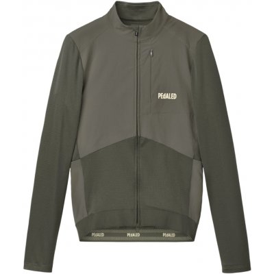 PEdALED Odyssey Windblock Merino Jersey grey ink – Zboží Dáma