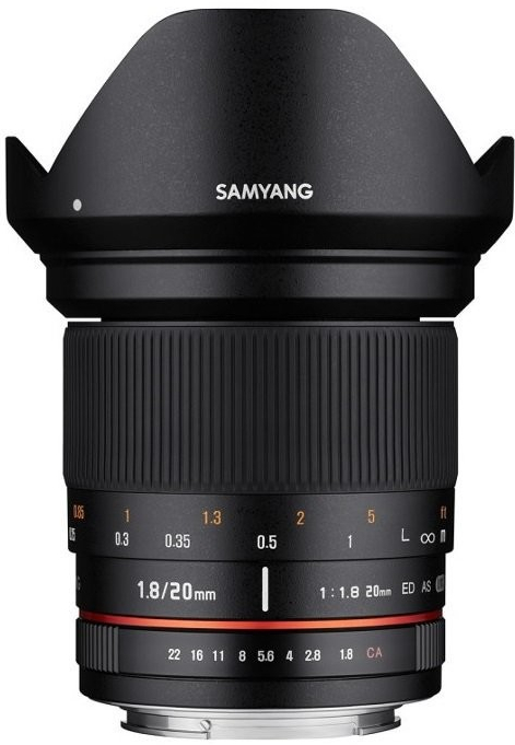 Samyang 20mm f/1.8 ED AS UMC MFT