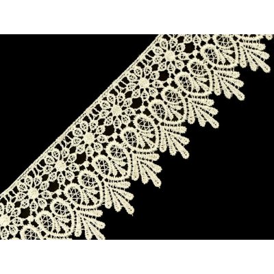 Stoklasa Vzdušná krajka šíře 70 mm Balení: 13.5 m, Varianta: 2 krémová světlá 2 krémová světlá – Hledejceny.cz