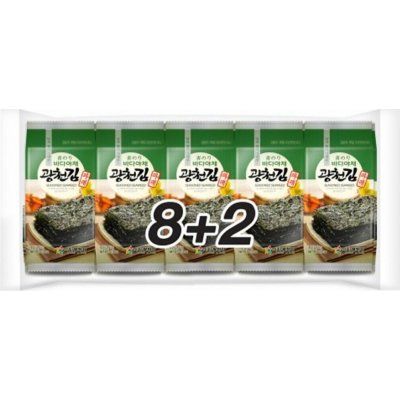Kwang Cheon Kim Kwang mořská řasa nori s olejem snack 10 x 5 g – Sleviste.cz