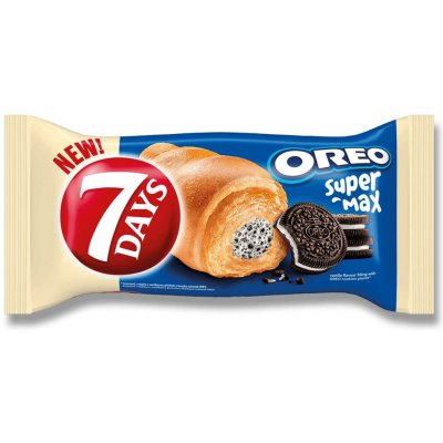 7 Days Croissants pečivo s náplní Oreo 98 g – Sleviste.cz