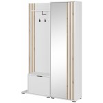 Piaski Předsíňová stěna Nelly 131 cm dub artisan bílá – Zboží Dáma