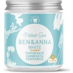Ben & Anna Přírodní zubní pasta ve skle bílá s fluoridem 100 ml – Hledejceny.cz