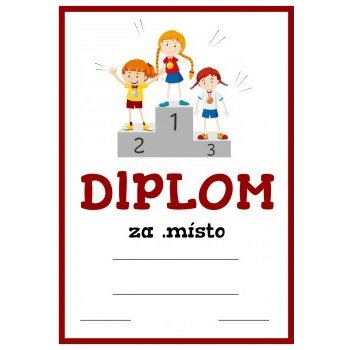 Poháry.com Diplom stupně vítězů D185