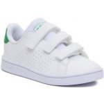 adidas Dětské boty na suchý zip Advantage bílé – Zboží Mobilmania